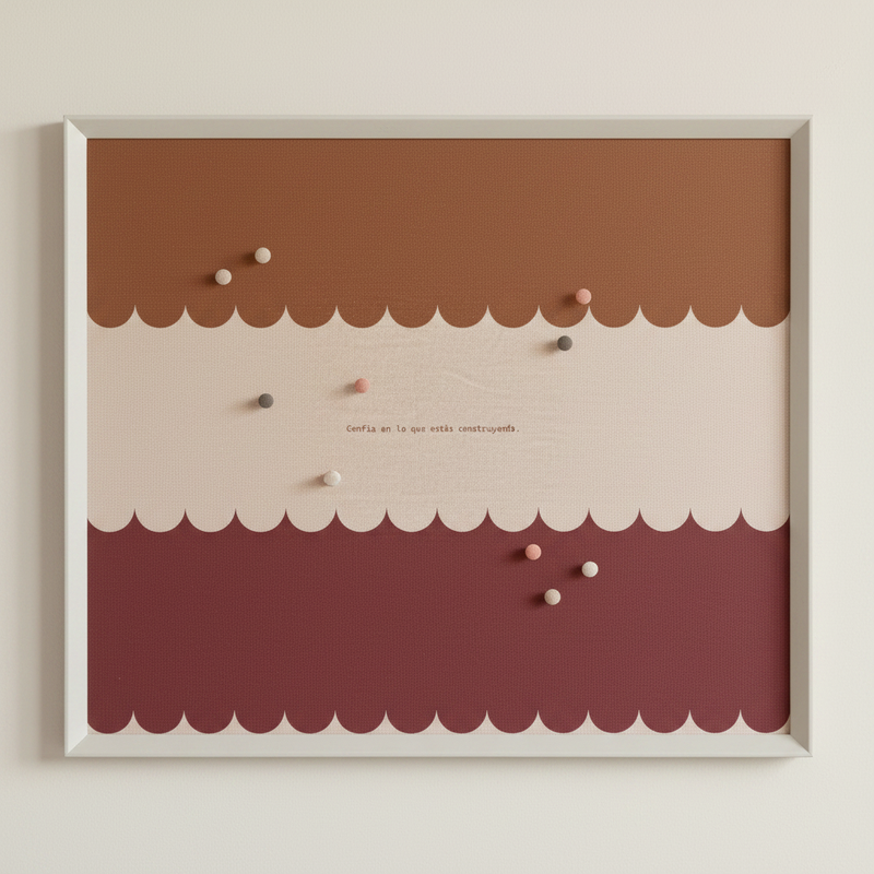 Tablero de ideas decorativo