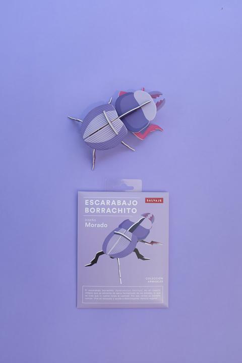 Puzzle 3D ESCARABAJO BORRACHITO - MORADO