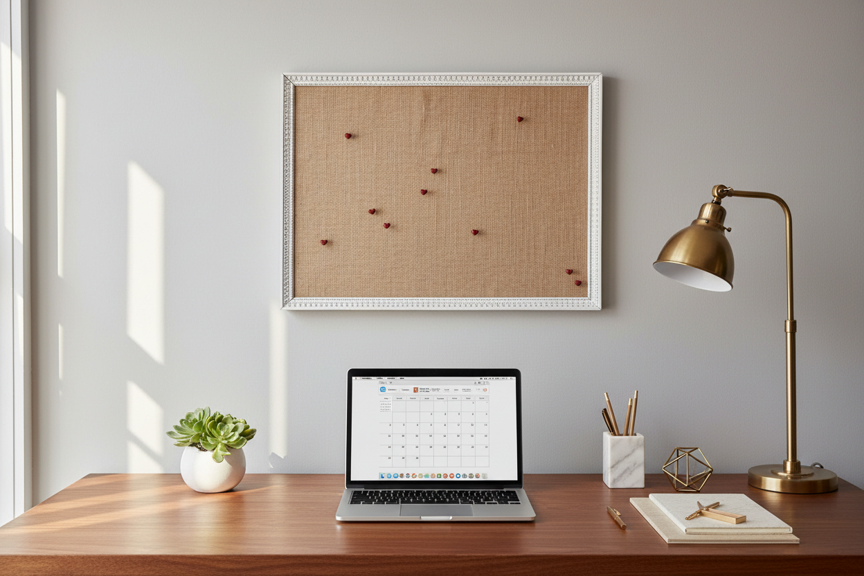 Tablero en home office